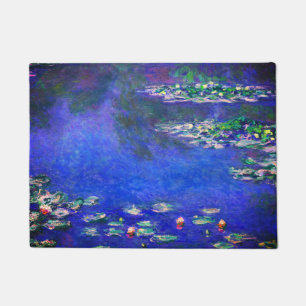 Paillasson De jolies nénuphars vintage par Claude Monet