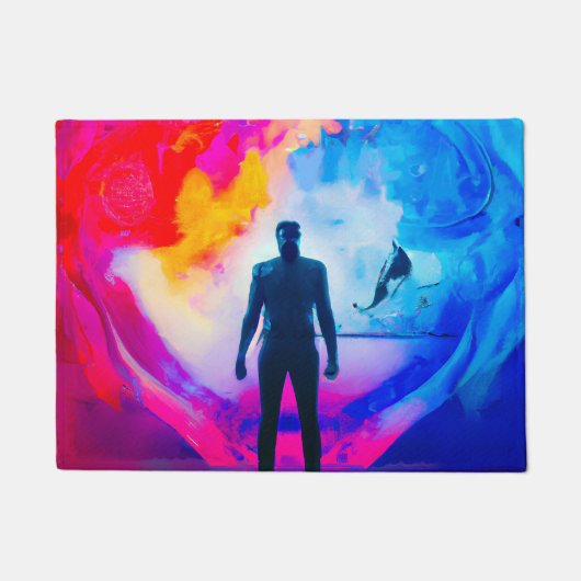 Paillasson Debout dans les couleurs (Devant)