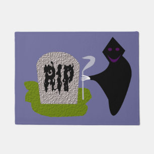 Paillasson Décès dans le cimetière Halloween Doormat