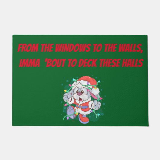 PAILLASSON DECK THE HALLS (Devant)