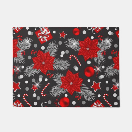Paillasson Décor de Noël Design motif (Devant)