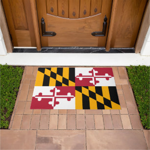 Paillasson Décor du drapeau de l'État du Maryland