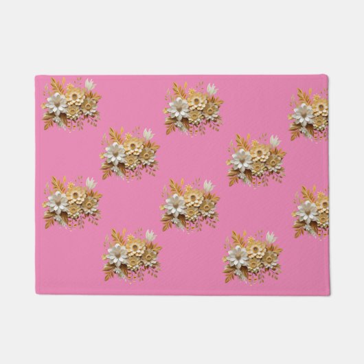 Paillasson Décor extérieur et jardin design à motifs floraux (Devant)