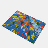 Paillasson Décoration de drapeau triangulaire (Incliné)