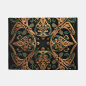 Paillasson Décoration Motif en bronze vert (Devant)
