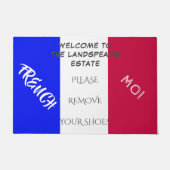 Paillasson Demandez aux clients de retirer des chaussures ave (Devant)