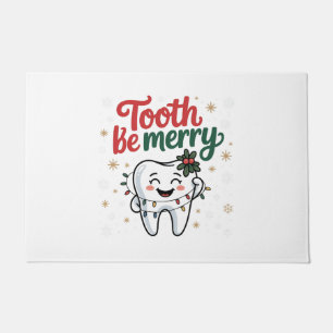 Paillasson Dent Pour Être Joyeux Drôle Dentiste Noël Dentaire