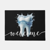 Paillasson Dentiste Bright Tooth & Water Bureau dentaire mode (Devant)