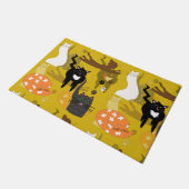 Paillasson Des chats si différents. (Incliné)