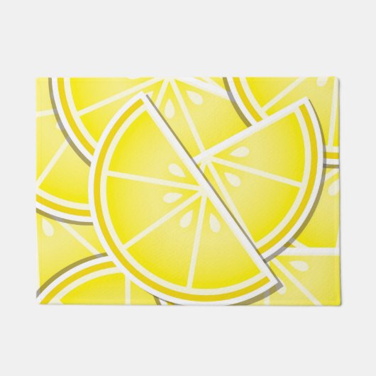 Paillasson Des coins de citron funky ! (Devant)