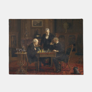 Paillasson Des gentillesses jouent à un jeu d'échecs (Thomas 