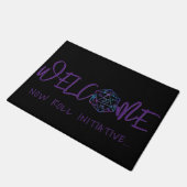 Paillasson Dés RPG | Nebula Imaginaire Tabletop Gamer Bienven (Incliné)