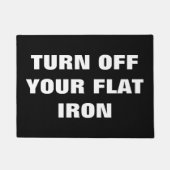 PAILLASSON DÉSACTIVEZ VOTRE FER PLAT (Devant)