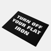 PAILLASSON DÉSACTIVEZ VOTRE FER PLAT (Incliné)