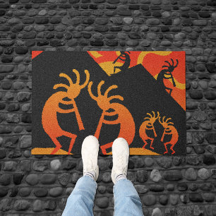 Paillasson Desert Sunset Kokopelli Southwest Design