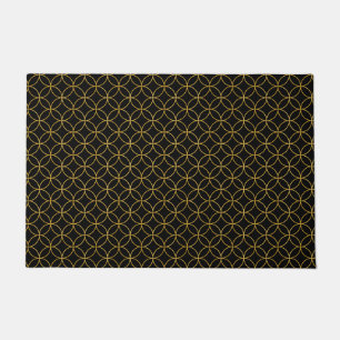 Paillasson Design1 traditionnel japonais - SHIPPO- Black&Gold