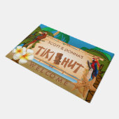 Paillasson Design de cabane Tiki Tropical (Incliné)