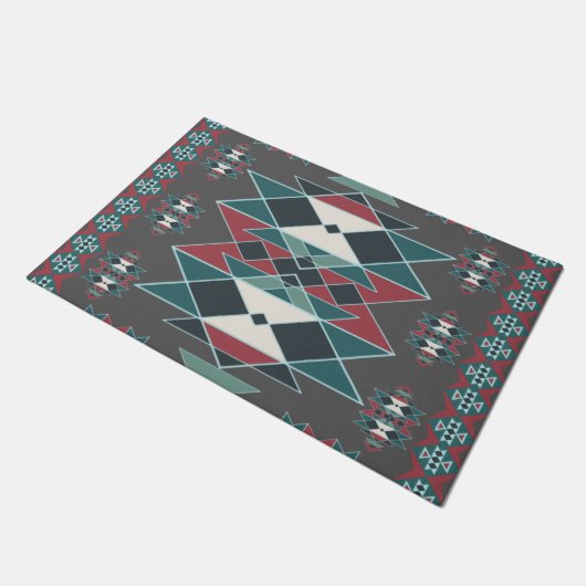 Paillasson Design de couverture d'art autochtone du sud-ouest (Incliné)