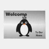 Paillasson Design de pingouin personnalisé (Devant)