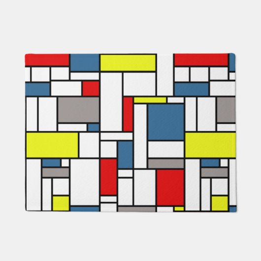 Paillasson Design de style mondrien (Devant)