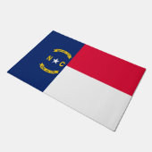 Paillasson Design du drapeau de l'État de Caroline du Nord (Incliné)