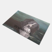 Paillasson Design floral coloré (Incliné)