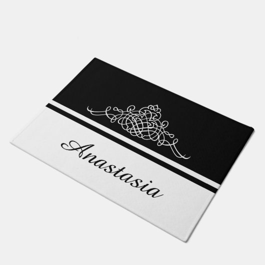 Paillasson Design floral élégant (Incliné)