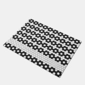 Paillasson Design moderne Carrelage noir blanc Motif (Incliné)