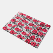 Paillasson Design Motif d'illustrations de rose rouge (Incliné)