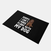 Paillasson Désolé I Cant I Have Plan With My Newfoundland Dog (Incliné)