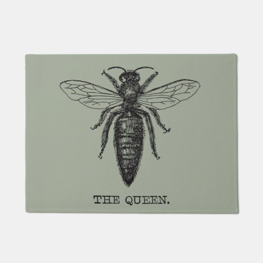 Paillasson Dessin classique de l'illustration de Queen Bee (Devant)
