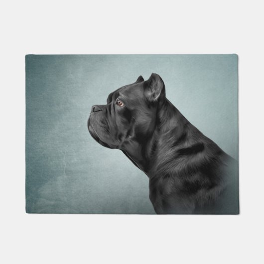 Paillasson Dessin de Cane Corso - Mastiff italien (Devant)