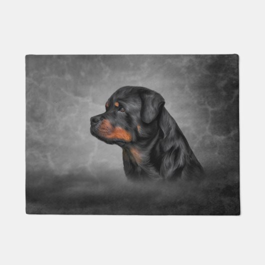 Paillasson Dessin de chien (Devant)