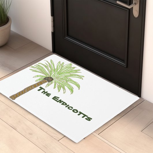 Paillasson Dessin Palm Tree