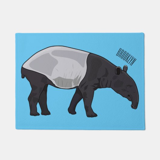 Paillasson Dessin sur Tapir (Devant)