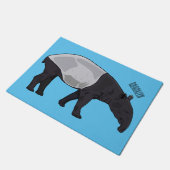 Paillasson Dessin sur Tapir (Incliné)