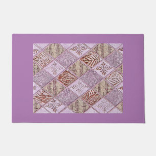 Paillasson Dessins De Diamant En Rose
