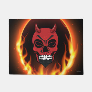 Paillasson Devil Demon Skull Skeleton Door Mat