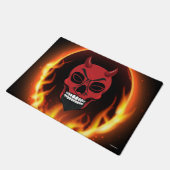 Paillasson Devil Demon Skull Skeleton Door Mat (Incliné)