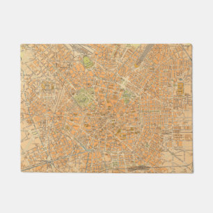 Paillasson Di Milan - carte de Pianta de Milan, Italie