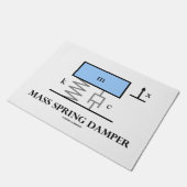 Paillasson Diagramme de physique des dégâts de printemps de m (Incliné)