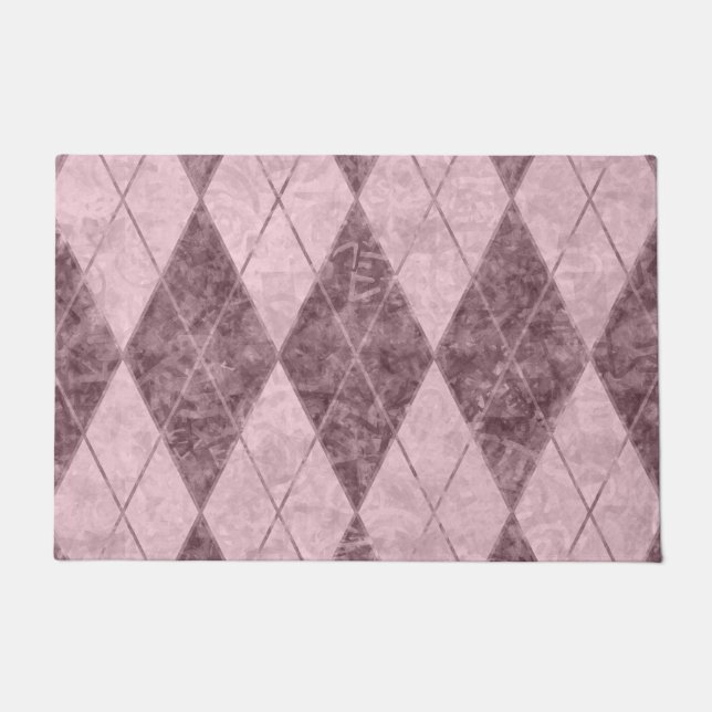 Paillasson Diamants Motifs Jacquard (Devant)