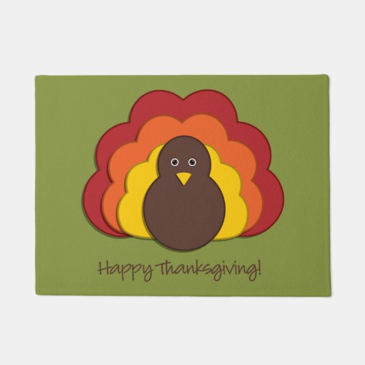 Paillasson Dinde de Thanksgiving (Devant)