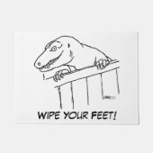 Paillasson Dinosaure de quartier convivial (Devant)