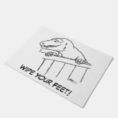 Paillasson Dinosaure de quartier convivial (Incliné)