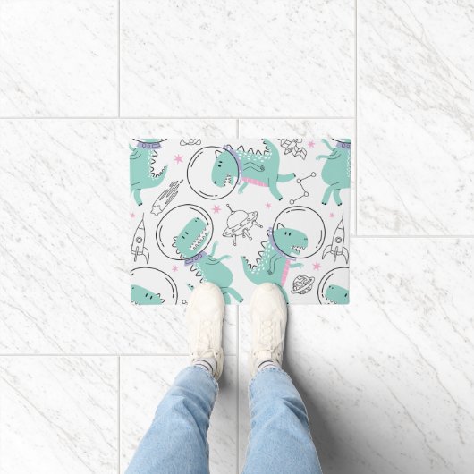 Paillasson Dinosaures de l'espace, Dinosaures mignons, Navire (Intérieur)