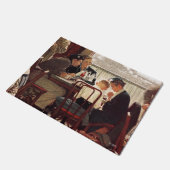 Paillasson Dire grâce par Norman Rockwell (Incliné)
