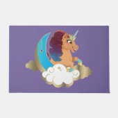 Paillasson Divine la licorne | Lune et nuages (Devant)