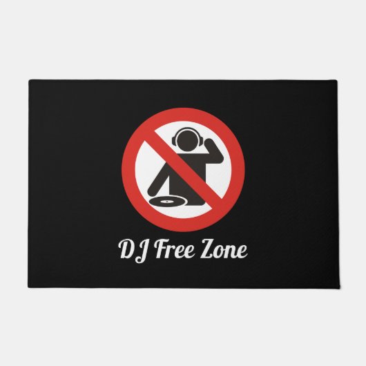 Paillasson DJ zone libre Doormat (Devant)