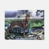 Paillasson Doberman Pinscher Chien (Devant)